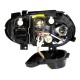 Μπροστινά Φανάρια Set Για Vw Golf IV (4) 97-03 Angel Eyes Χρωμίου H7/H7/H3 Depo