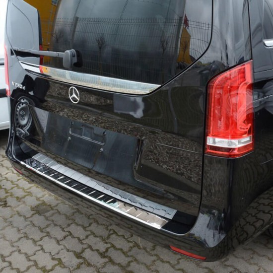 Προστατευτικό Πίσω Προφυλακτήρα Για Mercedes-Benz Vito W447 14+ Από Ανοξείδωτο Ατσάλι (Steel)