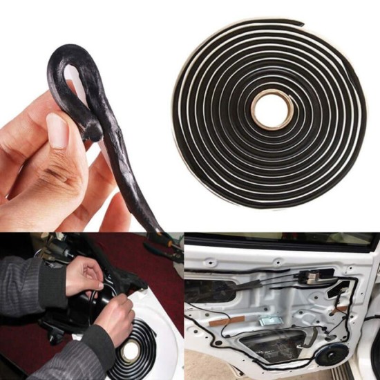 Κόλλα Φαναριών Ματζούνι Μαύρη 9.5mm x 4.57 Μέτρα 1 Τεμάχιο