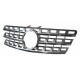 Μάσκα Για Mercedes-Benz ML-Class W164 08-11 Amg Look Ασημί/Χρώμιο 1 Τεμάχιο