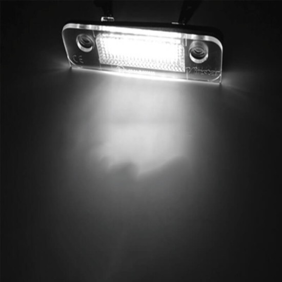 Led Φαναράκια Πινακίδας Για Ford Fiesta 02-05 / Fusion 02-12 / Mondeo 96-00 Ζευγάρι 2 Τεμάχια