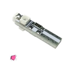 Λάμπα Led T5 3 Led 12volt 0.6watt Canbus Μωβ 1 Τεμάχιο Λάμπα Led T5 3 Led 12volt 0.6watt Canbus Μωβ 1 Τεμάχιο