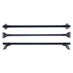 Μπάρες Οροφής Σιδερένιες CRUZ Cargo Xpro-140cm 923-210 Σετ Με Πόδια Για Ford Transit Custom H2 13+ 3 Τεμάχια Με Extra 2 T-Track Κανάλι Τοποθέτησης