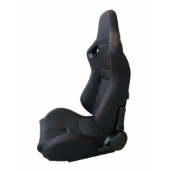 Καθίσματα Bucke R8 Stylet Δερματίνη Μαύρο Με Κόκκινες Ραφές Ζευγάρι 2 Τεμαχίων Καθίσματα Bucke R8 Stylet Δερματίνη Μαύρο Με Κόκκινες Ραφές Ζευγάρι 2 Τεμαχίων