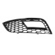 Δίχτυ Προφυλακτήρα Εμπρός Πλαινό Για Audi A4 B8 11-15 RS Look Γυαλιστερό Μαύρο Αριστερό & Δεξί 2 Τεμάχια