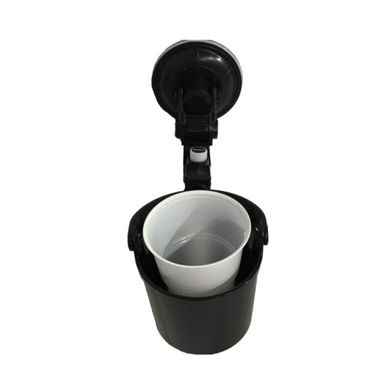Ποτηροθήκη Αυτοκινήτου Με Βεντούζα Car Cup Holder Fly Μαύρη S2166W+F