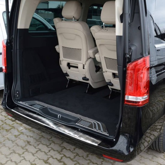 Προστατευτικό Πίσω Προφυλακτήρα Για Mercedes-Benz Vito W447 14+ Από Ανοξείδωτο Ατσάλι (Steel)