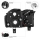 Μπροστινά Φανάρια Set Για Jeep Grand Cherokee 05-08 WK Angel Eyes & Led Χρωμίου HB4/H1 Manual Sonar