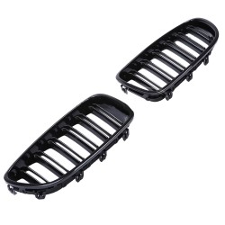 Καρδιές Μάσκας Για Bmw 5 F10 / F11 / F18 10-16 M4 Look Με Διπλή Γρίλια Μαύρο Γυαλιστερό 2 Τεμάχια Καρδιές Μάσκας Για Bmw 5 F10 / F11 / F18 10-16 M4 Look Με Διπλή Γρίλια Μαύρο Γυαλιστερό 2 Τεμάχια