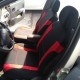 Καλύμματα Υφασμάτινα Super Sport All In One Μαύρο/Κόκκινο Σετ Εμπρός-Πίσω 11 Τεμάχια