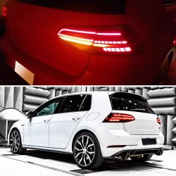 Πισινά Φανάρια Set Για Vw Golf VII (7) 17-19 Led Bar Dynamic Facelift 7.5 GTI/R Look Κόκκινο/Φιμέ Carner Πισινά Φανάρια Set Για Vw Golf VII (7) 17-19 Led Bar Dynamic Facelift 7.5 GTI/R Look Κόκκινο/Φιμέ Carner
