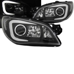 Μπροστινά Φανάρια Set Για Subaru Impreza II GD 06-07 DRL Tube Light Μάυρα H7/H1 Sonar Μπροστινά Φανάρια Set Για Subaru Impreza II GD 06-07 DRL Tube Light Μάυρα H7/H1 Sonar