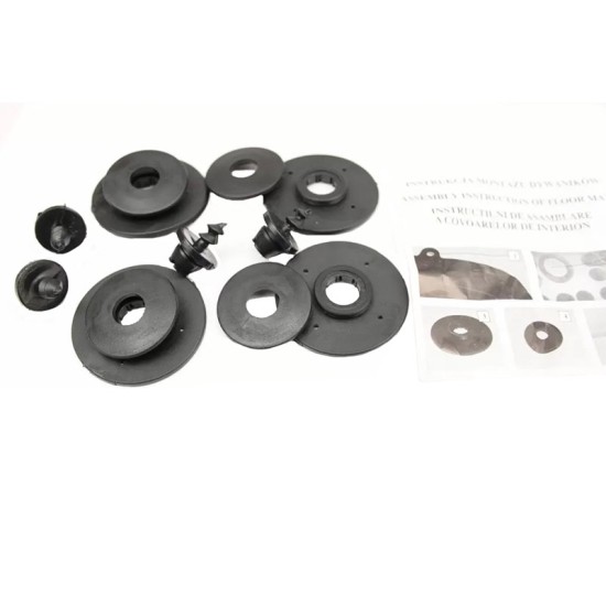 Πατάκια Σκαφάκια 3D Από Λάστιχο Για Skoda Octavia 2013- Rezaw Plast 4 Τεμάχια Μαύρα