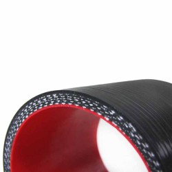 Κολάρο Σιλικόνης Tenzo-R Με Ruducer Από Φ89mm Σε Φ76mm Μαύρο-Κόκκινο Κολάρο Σιλικόνης Tenzo-R Με Ruducer Από Φ89mm Σε Φ76mm Μαύρο-Κόκκινο