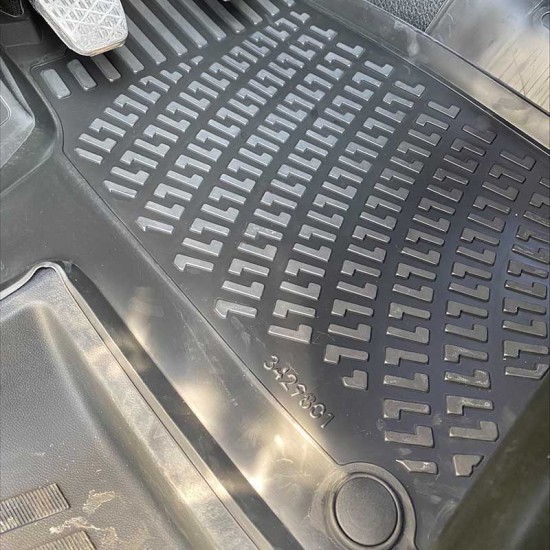 Πατάκια Σκαφάκια 3D Από Λάστιχο TPE Για Mercedes Vito W447 2014- RL117500 /Viano 2014- Rizline 3 Τεμάχια Μαύρα