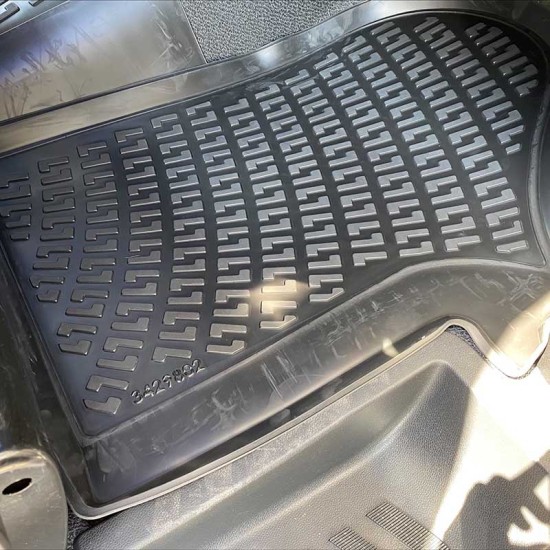 Πατάκια Σκαφάκια 3D Από Λάστιχο TPE Για Mercedes Vito W447 2014- RL117500 /Viano 2014- Rizline 3 Τεμάχια Μαύρα