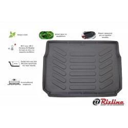 Πατάκι Πορτ-Παγκάζ 3D Σκαφάκι Από Λάστιχο TPE Για Peugeot 2008 2013-2019 Μαύρο Rizline Πατάκι Πορτ-Παγκάζ 3D Σκαφάκι Από Λάστιχο TPE Για Peugeot 2008 2013-2019 Μαύρο Rizline