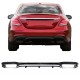 Diffuser Πίσω Προφυλακτήρα Για Mercedes-Benz E-Class W213 16-19 Με Amg Προφυλακτήρα Μαύρο/Χρώμιο