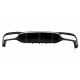 Diffuser Πίσω Προφυλακτήρα Για Mercedes-Benz E-Class W213 16-19 Με Amg Προφυλακτήρα Μαύρο/Χρώμιο