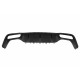 Diffuser Πίσω Προφυλακτήρα Για Mercedes-Benz E-Class W213 16-19 Με Amg Προφυλακτήρα Μαύρο/Χρώμιο