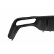 Diffuser Πίσω Προφυλακτήρα Για Mercedes-Benz E-Class W213 16-19 Με Amg Προφυλακτήρα Μαύρο/Χρώμιο