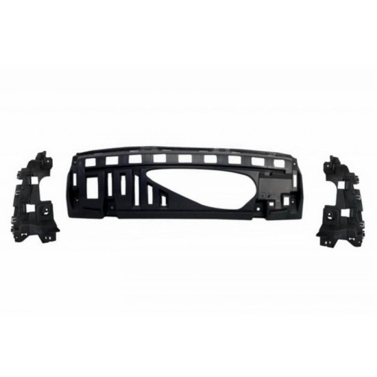 Diffuser Πίσω Προφυλακτήρα Για Mercedes-Benz E-Class W213 16-19 Με Amg Προφυλακτήρα Μαύρο/Χρώμιο