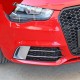 Δίχτυ Προφυλακτήρα Εμπρός Πλαινό Για Audi A1 8X 2010-2014 RS1 Look Γυαλιστερό Μαύρο / Ασημί Αριστερό & Δεξί 2 Τεμάχια