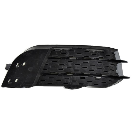 Δίχτυ Προφυλακτήρα Εμπρός Πλαινό Για Audi A1 8X 2010-2014 RS1 Look Γυαλιστερό Μαύρο / Ασημί Αριστερό & Δεξί 2 Τεμάχια