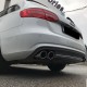Diffuser Πίσω Προφυλακτήρα Για Audi A4 B8 12-15 Facelift Sedan/Avant S4 Look Από Abs Πλαστικό 1 Τεμάχιο