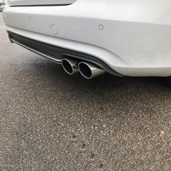 Diffuser Πίσω Προφυλακτήρα Για Audi A4 B8 12-15 Facelift Sedan/Avant S4 Look Από Abs Πλαστικό 1 Τεμάχιο