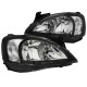 Μπροστινά Φανάρια Set Για Opel Corsa C 00-06 Μαύρα H7/H7 Depo