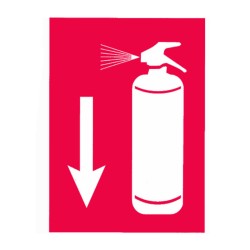 Πινακίδα Pvc "Θέση Πυροσβεστήρα" 17.5 x 25cm 1 Τεμάχιο Πινακίδα Pvc "Θέση Πυροσβεστήρα" 17.5 x 25cm 1 Τεμάχιο