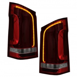 Πισινά Φανάρια Set Για Mercedes-Benz Vito W447 14+ Full Led Bar & Led Signal Dynamic Κόκκινο/Crystal Carner Πισινά Φανάρια Set Για Mercedes-Benz Vito W447 14+ Full Led Bar & Led Signal Dynamic Κόκκινο/Crystal Carner