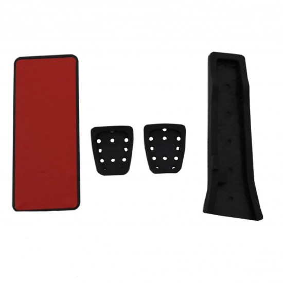 Πεντάλ Αλουμινίου Κουμπωτά Και Footrest Για Hyundai Sonata 11-14 / IX35 10-15 /  Santa Fe 06-12 Μη Αυτόματο Σετ 4 Τεμάχια KPHYSO02