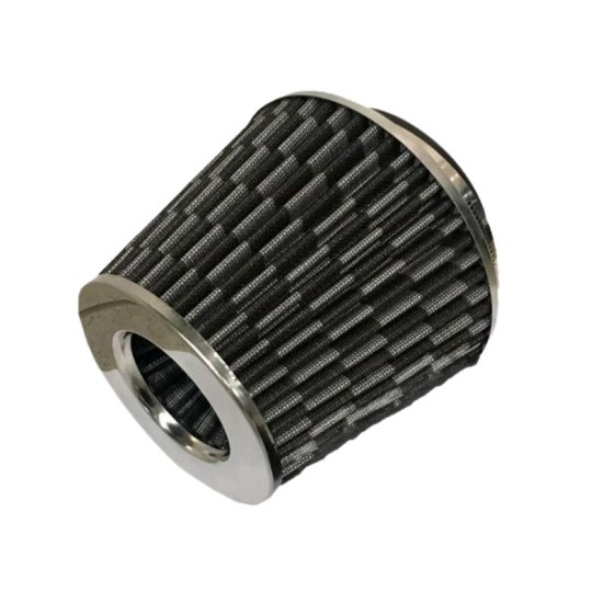 Φιλτροχοάνη Αυτοκινήτου Διπλής Ροής Universal Φ100 Carbon