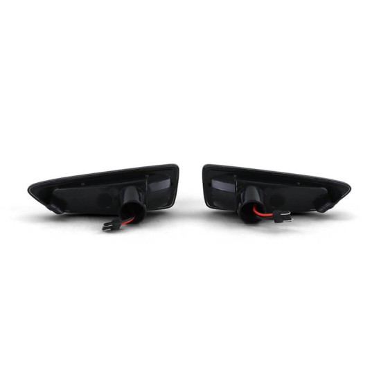 Πλαϊνά Φλας Φτερού Για Opel Astra J 10-16 / Astra K 16+ / Insignia B 17+ / Zafira C 11-16 / Crossland X 19+ Led Dynamic Smoke 2 Τεμάχια