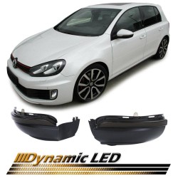 Φλας Καθρέπτη Για Vw Golf 6 VI 08-12 / Touran 10-15 Dynamic Led Canbus Φιμέ 2 Τεμάχια Φλας Καθρέπτη Για Vw Golf 6 VI 08-12 / Touran 10-15 Dynamic Led Canbus Φιμέ 2 Τεμάχια