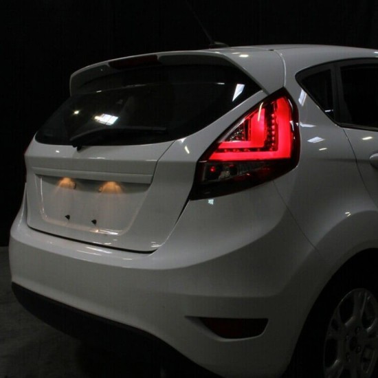 Πισινά Φανάρια Set Για Ford Fiesta 08-12 Led Bar Κόκκινο/Φιμέ JunYan