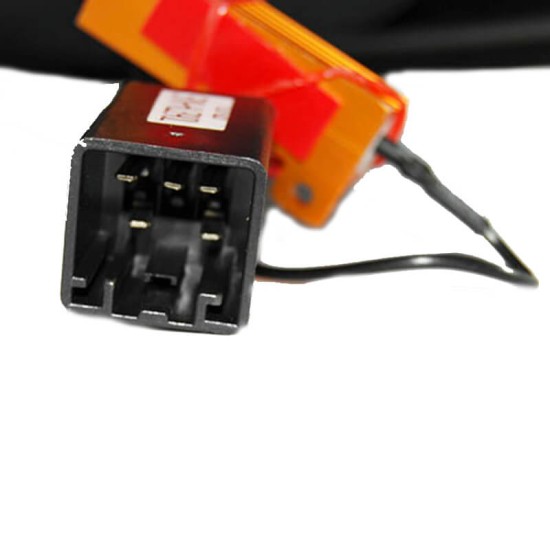 Πισινά Φανάρια Set Για Ford Fiesta 08-12 Led Bar Κόκκινο/Φιμέ JunYan