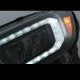 Μπροστινά Φανάρια Set Για Ford Ranger 15-20 DRL Dynamic Μαύρα Full Led Με Μοτέρ VLand