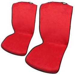 Πλατοκαθίσματα Μπροστινά Πετσέτα Cover Up Κόκκινο 2 Τεμάχια Πλατοκαθίσματα Μπροστινά Πετσέτα Cover Up Κόκκινο 2 Τεμάχια