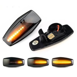 Πλαϊνά Φλας Φτερού Για Hyundai i10 / Getz / Tucson / Matrix / Accent / Kia Rio / Sportage Led Dynamic 2 Τεμάχια Πλαϊνά Φλας Φτερού Για Hyundai i10 / Getz / Tucson / Matrix / Accent / Kia Rio / Sportage Led Dynamic 2 Τεμάχια