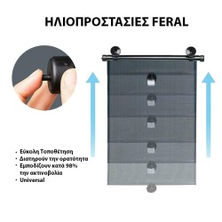 Ηλιοπροστασία Αυτοκινήτου Για Τα Πλαϊνά Τζάμια Ρολό 40 x 45cm 2 Τεμάχια 13394 Ηλιοπροστασία Αυτοκινήτου Για Τα Πλαϊνά Τζάμια Ρολό 40 x 45cm 2 Τεμάχια 13394