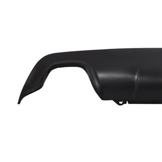 Diffuser Πίσω Προφυλακτήρα Για  Bmw 5 E60 03-11 M-Tech Με 2 Διπλές Τρύπες Εξάτμισης Αριστερά & Δεξιά Από Abs Πλαστικό 1 Τεμάχιο