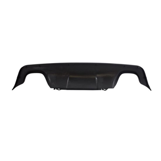 Diffuser Πίσω Προφυλακτήρα Για  Bmw 5 E60 03-11 M-Tech Με 2 Διπλές Τρύπες Εξάτμισης Αριστερά & Δεξιά Από Abs Πλαστικό 1 Τεμάχιο