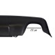 Diffuser Πίσω Προφυλακτήρα Για  Bmw 5 E60 03-11 M-Tech Με 2 Διπλές Τρύπες Εξάτμισης Αριστερά & Δεξιά Από Abs Πλαστικό 1 Τεμάχιο