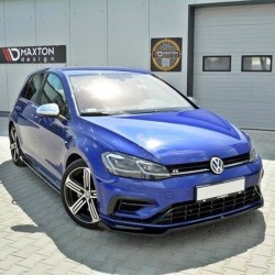 Μπροστινό Spoiler Για VW Golf VII (7.5) 17-20 R & R-Line Έκδοση Glossy Black V.1