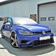 Μπροστινό Spoiler Για VW Golf VII (7.5) 17-20 R & R-Line Έκδοση Glossy Black V.1