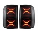 Πισινά Φανάρια Set Για VW Amarok 10-21 Full Led Bar Dynamic Φλας Μαύρο / Φιμέ VLand