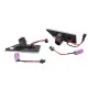 Πλαϊνά Φλας Φτερού Για Opel Vectra C 02-08 / Signum 03-09 Led Dynamic Άσπρα 2 Τεμάχια